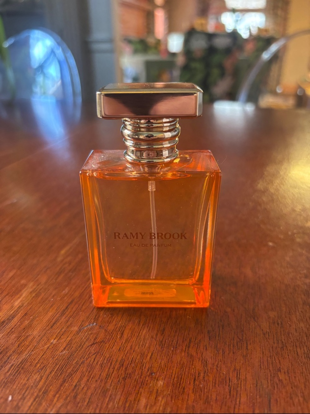 Ramy Brook Orange Glass Eau de Parfum Bottle